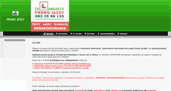 Desktop Screenshot of irlandzkieprawojazdy.com